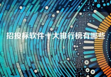 招投标软件十大排行榜有哪些
