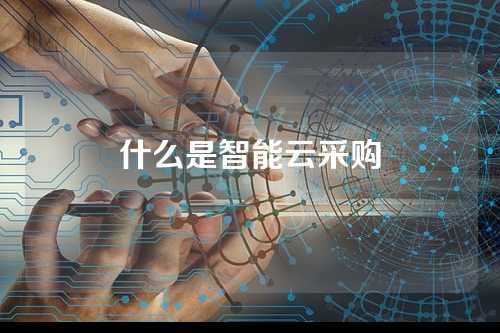 什么是智能云采购