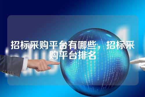 招标采购平台有哪些，招标采购平台排名