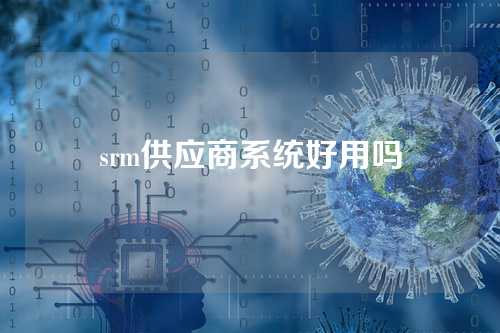 srm供应商系统好用吗