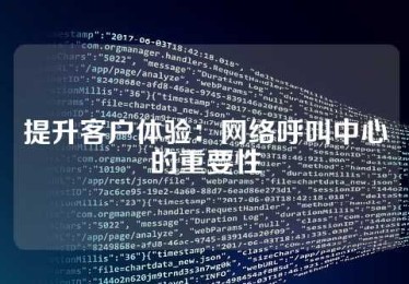 提升客户体验：网络呼叫中心的重要性