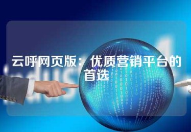 云呼网页版：优质营销平台的首选