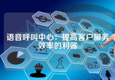 语音呼叫中心：提高客户服务效率的利器