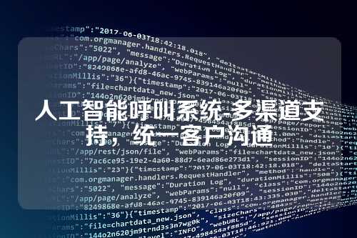 人工智能呼叫系统-多渠道支持,统一客户沟通