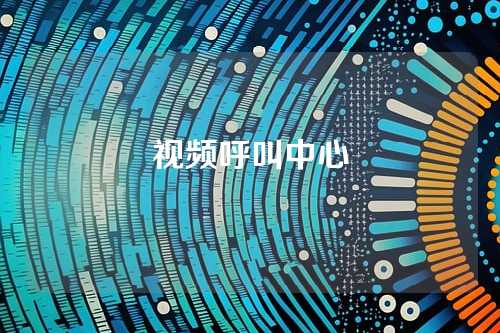 视频呼叫中心